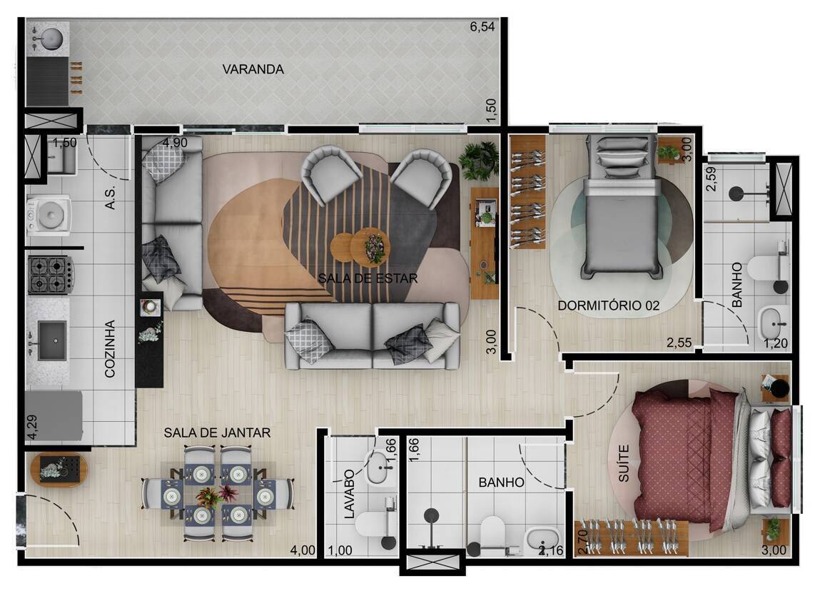 Apartamento, 3 quartos, 75 m² - Foto 24