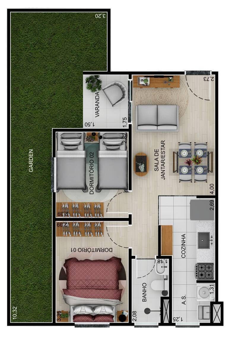 Apartamento, 3 quartos, 75 m² - Foto 27