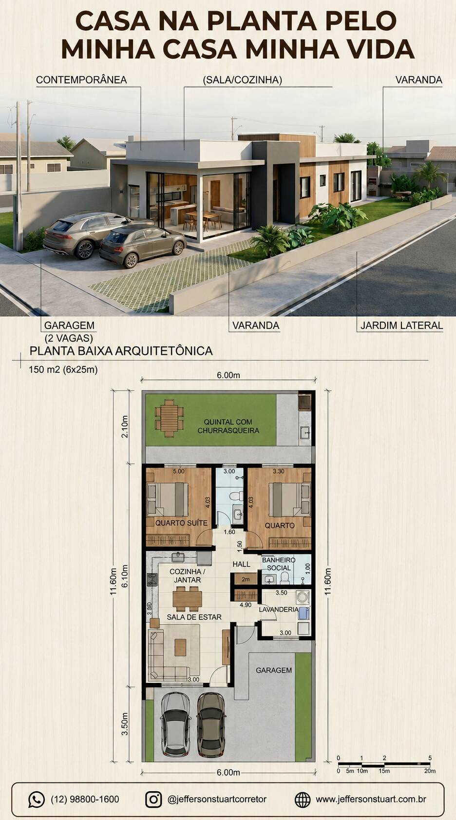 Casa, 2 quartos, 67 m² - Foto 1
