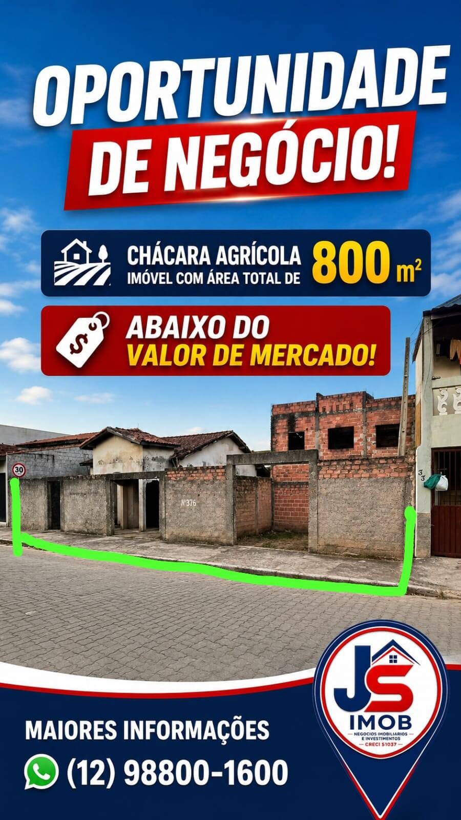 Terreno, 800 m² - Foto 1